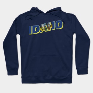 Idaho vintage style retro souvenir Hoodie